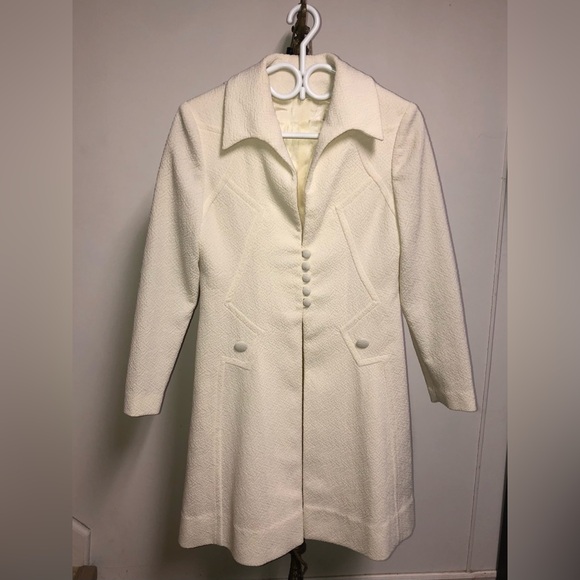Vintage 60’s unique white coat - Picture 2 of 7